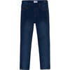 Girl Basic Skinny Jeans, Blue - Jeans - 1 - thumbnail
