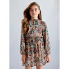 Girl Print Dress, Florals - Dresses - 5 - thumbnail
