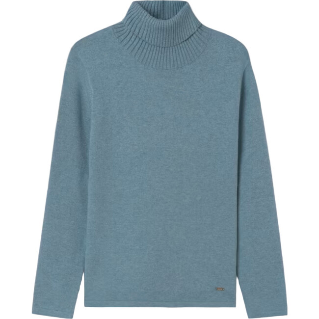 Girl Basic Turtleneck Jumper, Blue