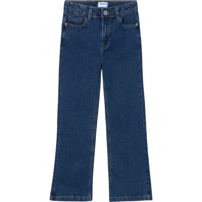 Girl Basic Flared Jeans, Blue