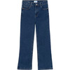 Girl Basic Flared Jeans, Blue - Jeans - 1 - thumbnail