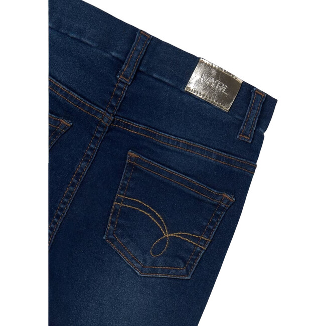 Girl Basic Skinny Jeans, Blue - Jeans - 2