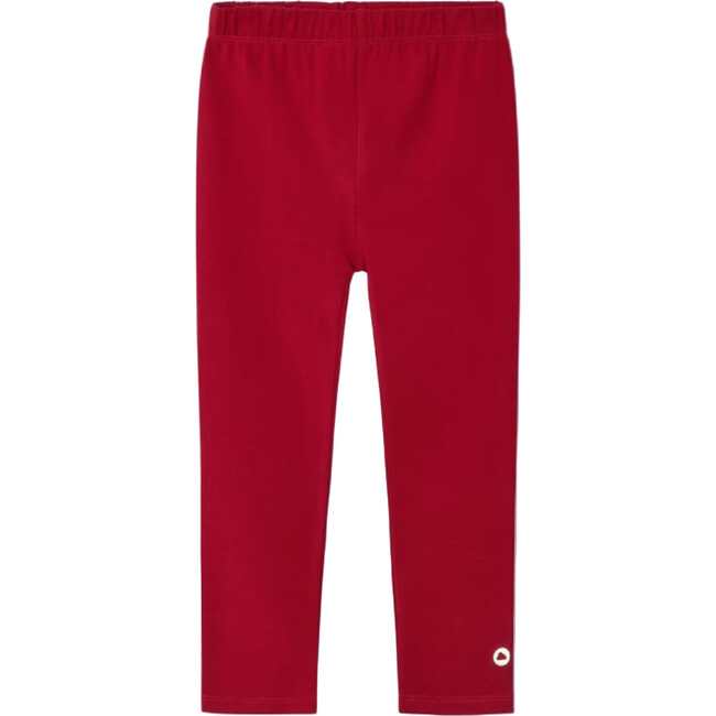 Girl Basic Leggings, Red