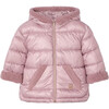 Coat With Fur Details For Girls, Pink - Faux Fur Coats - 1 - thumbnail