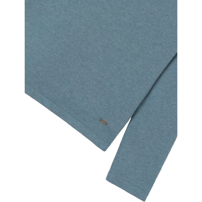 Girl Basic Turtleneck Jumper, Blue - Sweaters - 2