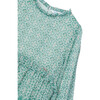Girl Chiffon Print Pleated Dress, Green - Dresses - 2