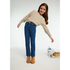 Girl Basic Flared Jeans, Blue - Jeans - 3