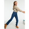 Girl Basic Flared Jeans, Blue - Jeans - 4