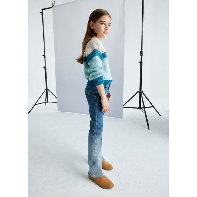 Gardient Jeans For Teenage Girls, Blue - Jeans - 3