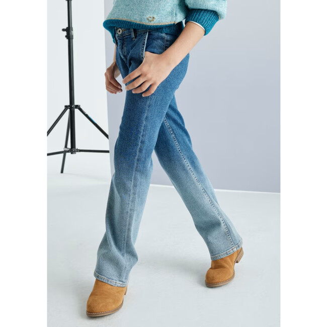Gardient Jeans For Teenage Girls, Blue - Jeans - 4