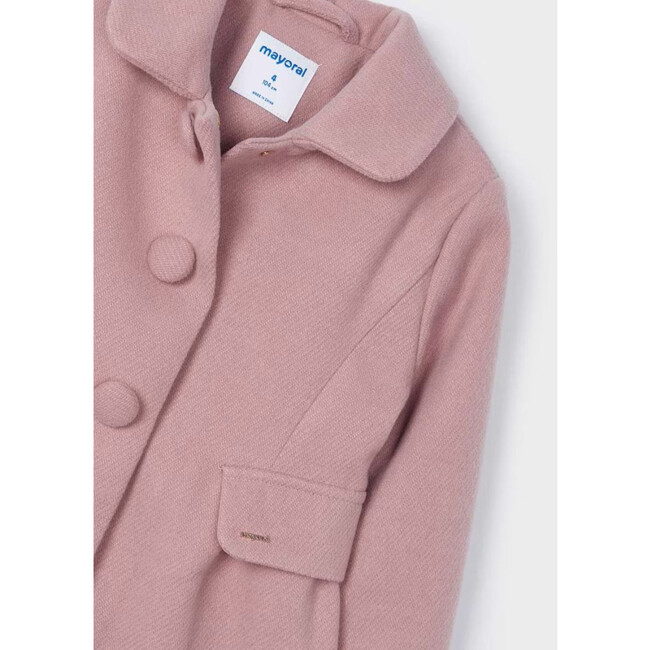 Girl Formal Coat, Pink - Coats - 2