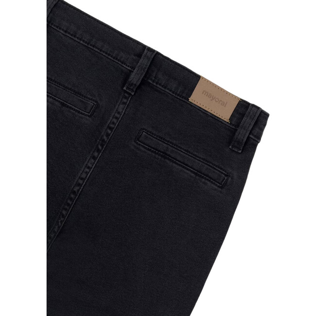 Girl Gradient Wide Jeans, Black - Jeans - 2