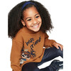 Girl Leggings and Sweatshirt Set, Orange - Mixed Apparel Set - 4