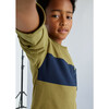 Boy T-Shirt with Pocket, Green - T-Shirts - 4
