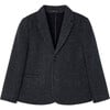 Boy Formal Blazer, Black - Blazers & Sport Coats - 1 - thumbnail