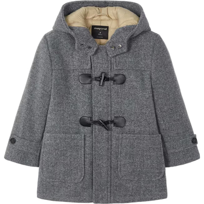 Boy Duffle Coat, Grey