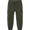 Boy Cargo Pants, Green - Pants - 1 - thumbnail