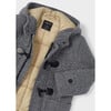 Boy Duffle Coat, Grey - Coats - 2 - thumbnail