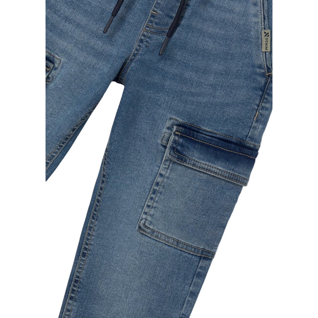 Boy Denim Cargos, Blue - Jeans - 2