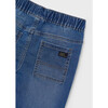 Boy Jogger Style Jeans, Blue - Jeans - 2 - thumbnail
