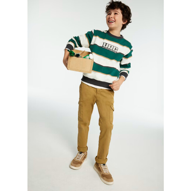 Boy Cargo Pants, Beige - Pants - 4