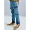 Boy Denim Cargos, Blue - Jeans - 4 - thumbnail