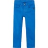 Boy Slim Fit Pants, Blue - Pants - 1 - thumbnail