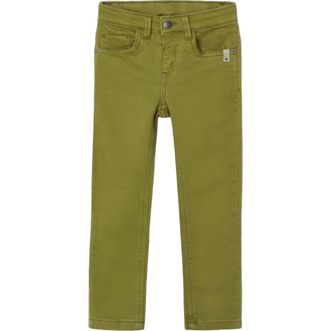 Boy Slim Fit Pants, Green