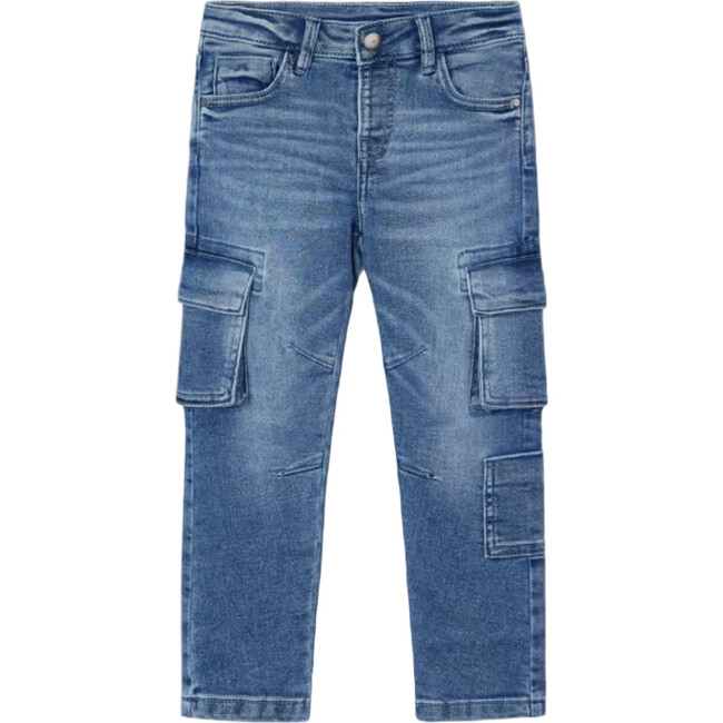 Boy Cargo Jeans, Blue