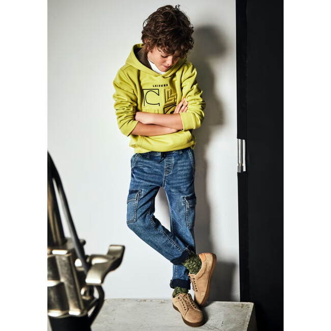 Boy Denim Cargos, Blue - Jeans - 5