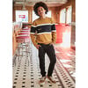 Boy Contrast Joggers, Black - Sweatpants - 5 - thumbnail