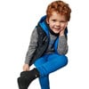 Boy Slim Fit Pants, Blue - Pants - 2 - thumbnail