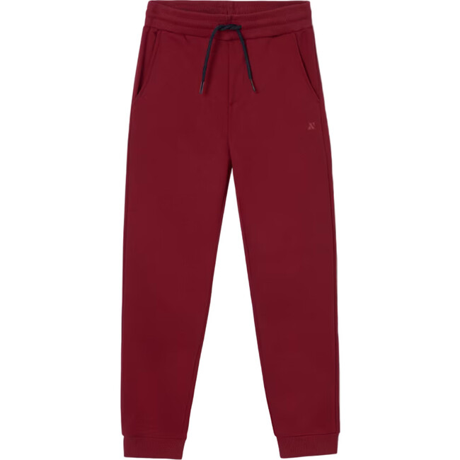 Boy Basic Tracksuit Bottoms, Red