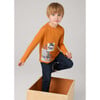 Boy Slim Fit Jeans, Blue - Jeans - 2 - thumbnail