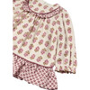 Baby Viyella Print Dress, Beige - Dresses - 2