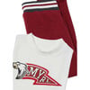 Boy 3 Piece Tracksuit, Red - Jumpsuits - 2 - thumbnail
