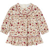 Baby Viyella Print Dress, Florals - Dresses - 1 - thumbnail