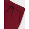 Boy Basic Tracksuit Bottoms, Red - Sweatpants - 2 - thumbnail