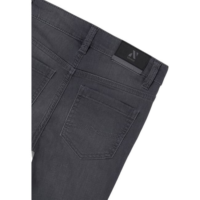 Boy Slim Fit Jeans, Grey - Jeans - 2