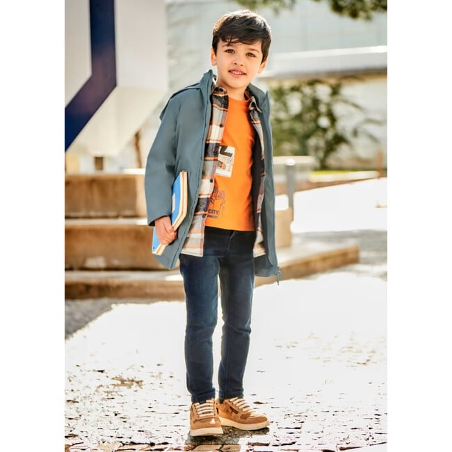 Boy Slim Fit Jeans, Blue - Jeans - 3
