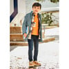 Boy Slim Fit Jeans, Blue - Jeans - 3 - thumbnail
