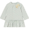 Baby Jacquard Dress, Blue - Dresses - 1 - thumbnail