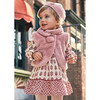 Baby Viyella Print Dress, Beige - Dresses - 3