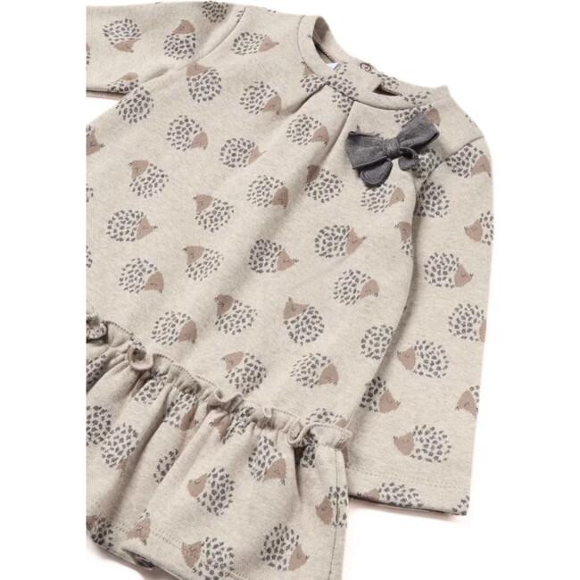 Baby Jacquard Dress, Beige - Dresses - 2