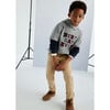 Boy Basic Chinos, Beige - Pants - 3 - thumbnail