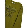 Boy Graphic T-Shirt, Green - T-Shirts - 3 - thumbnail