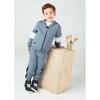 Boy 3 Piece Tracksuit, Blue - Jumpsuits - 2 - thumbnail
