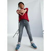 Boy Slim Fit Jeans, Grey - Jeans - 3 - thumbnail