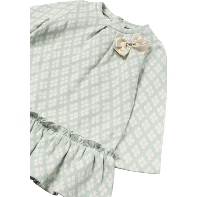 Baby Jacquard Dress, Blue - Dresses - 2