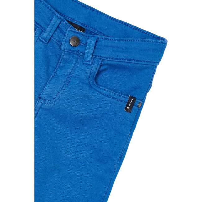 Boy Slim Fit Pants, Blue - Pants - 5